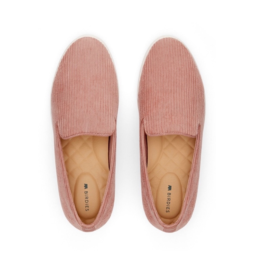 Birdies The swift carnation corduroy slip on sneakers size 7